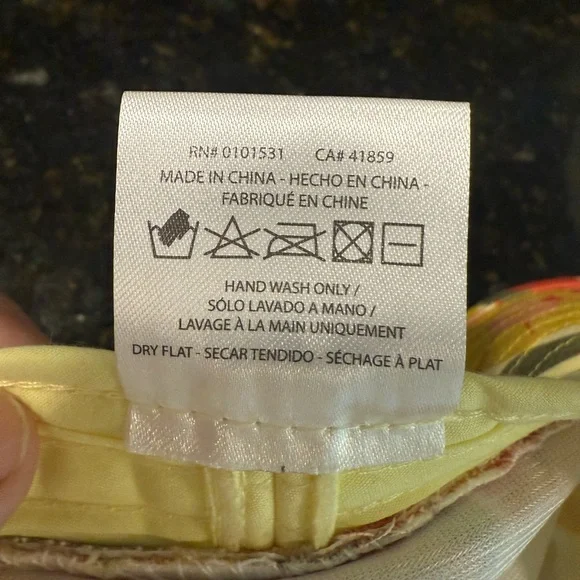 MAD Engine Retro Hippie Boho Flower Bucket Hat with Drawstring Cotton OS - Picture 10 of 10